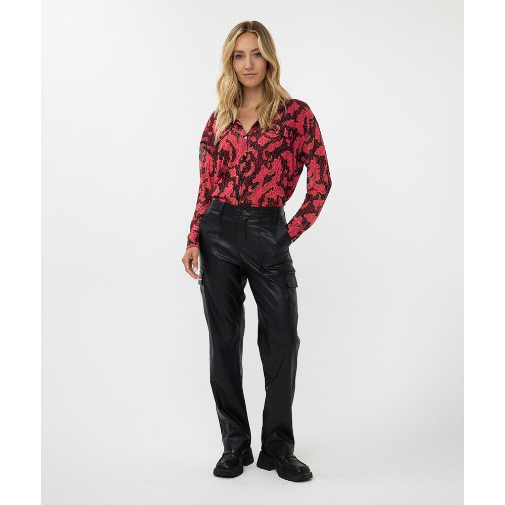 Blouse mesh Masterpiece Rood Blouse mesh Masterpiece Rood