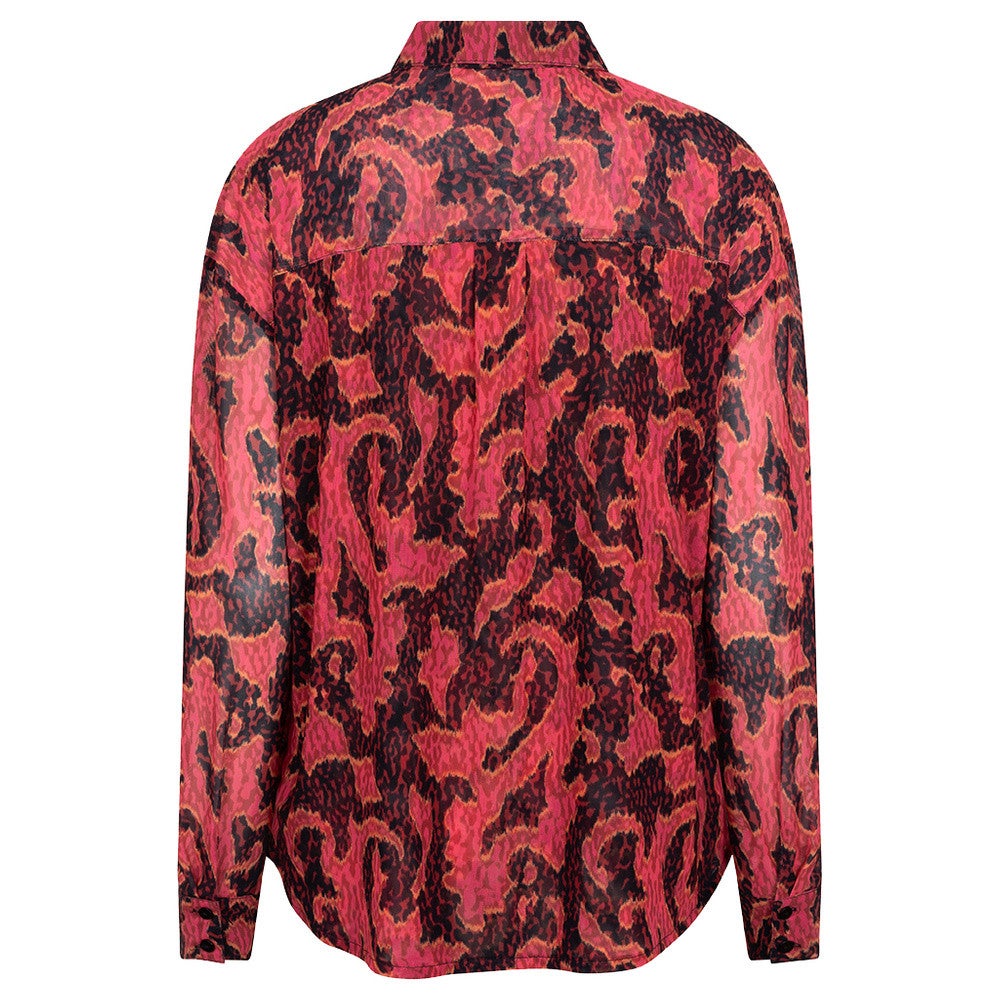 Blouse mesh Masterpiece Rood Blouse mesh Masterpiece Rood