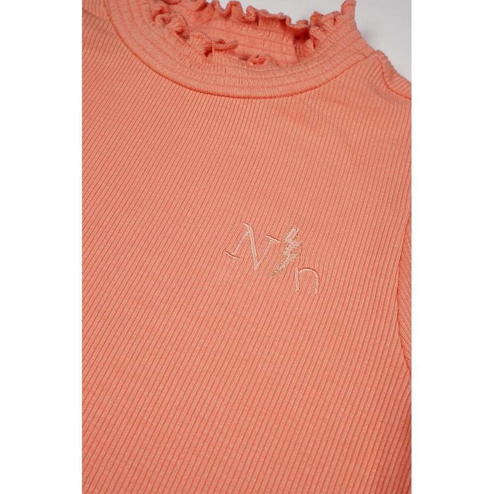 Koss rib jersey tshirt Oranje Koss rib jersey tshirt Oranje