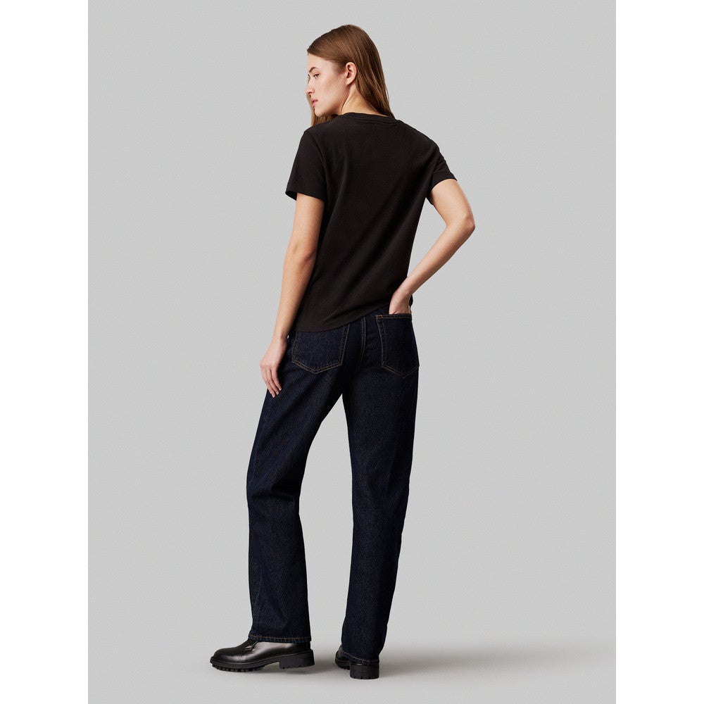 Chenille monologo Regular Tee Zwart KL Chenille monologo Regular Tee Zwart KL