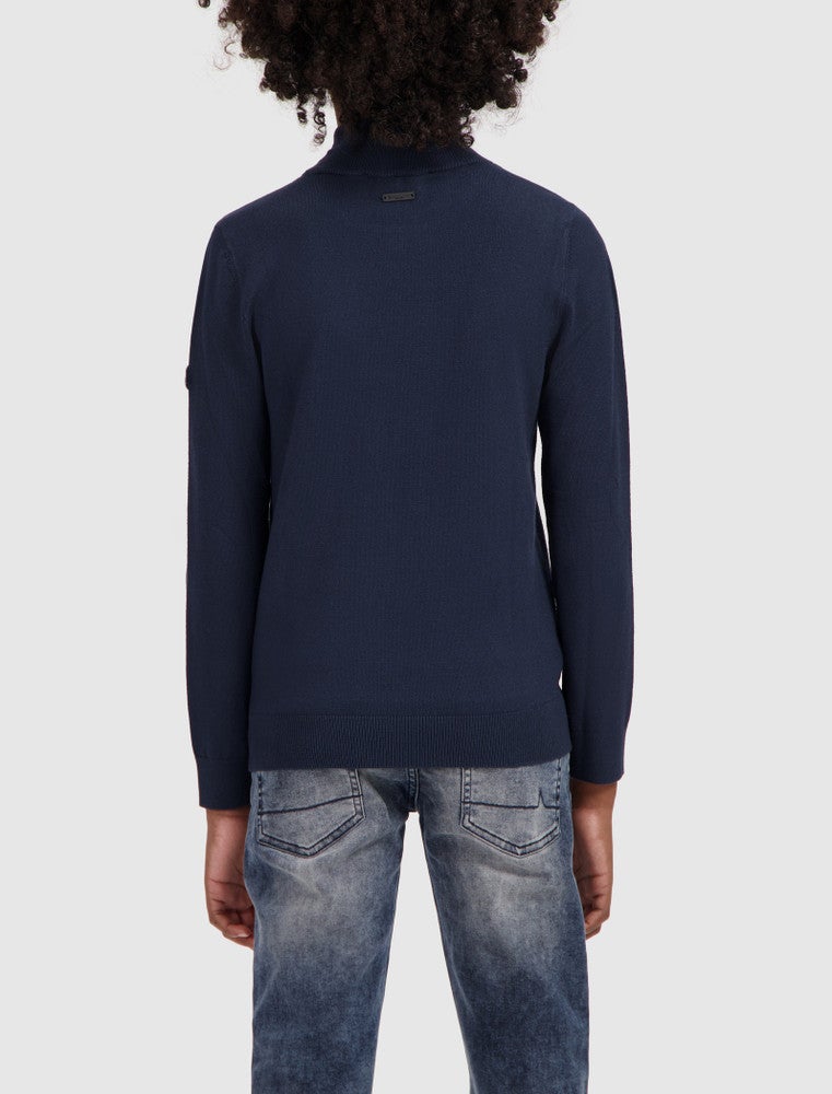 Junior Regular fit Knitwear Turtleneck Donker Blauw Junior Regular fit Knitwear Turtleneck Donker Blauw