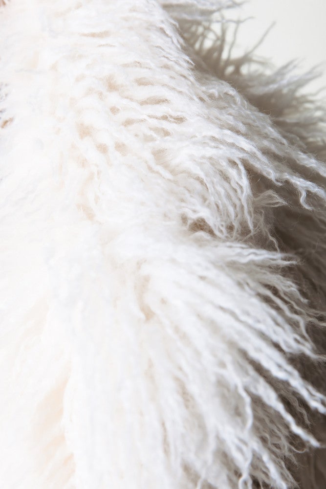 Ulla Faux Fur Coat Off White Ulla Faux Fur Coat Off White