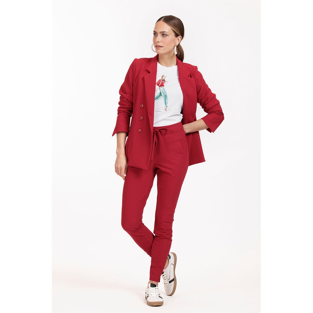 Violet bonded blazer Rood Violet bonded blazer Rood