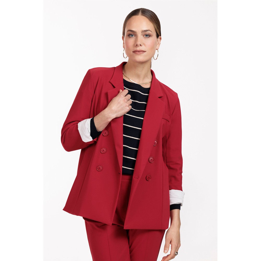 Violet bonded blazer Rood Violet bonded blazer Rood