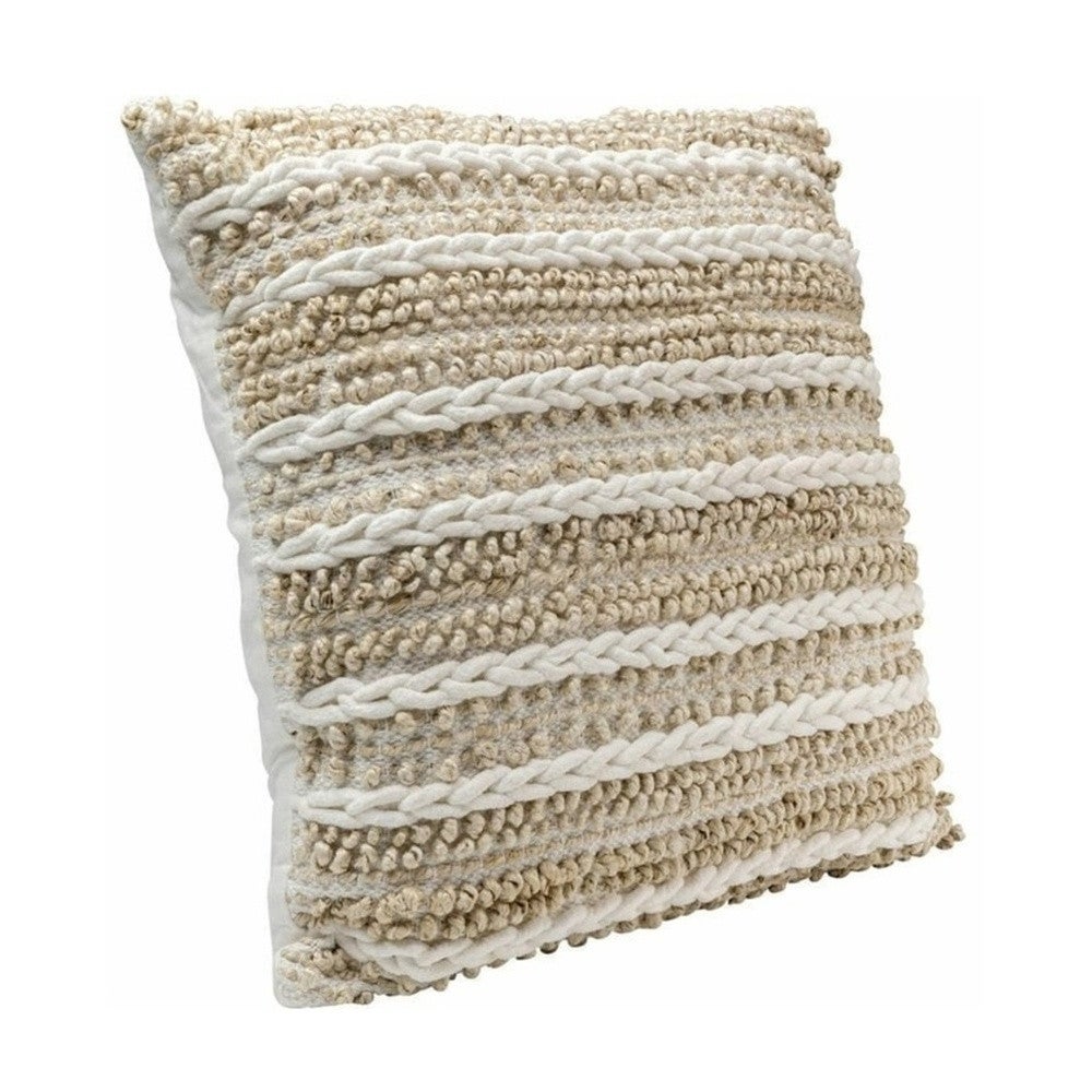 Seat Cushion Loop Knit 60x60CM Grijs 2 KL Seat Cushion Loop Knit 60x60CM Grijs 2 KL