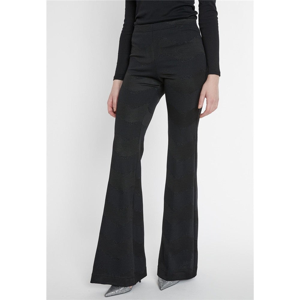 Flared Pants 50808 Zwart 1 Flared Pants 50808 Zwart 1