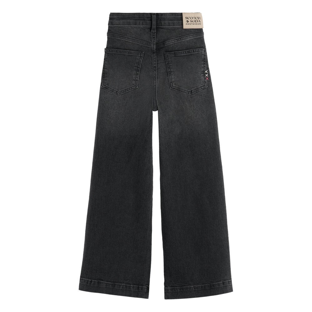 THE WAVE WIDE LEG JEANS - BLACK NIGHT Zwart 1 THE WAVE WIDE LEG JEANS - BLACK NIGHT Zwart 1