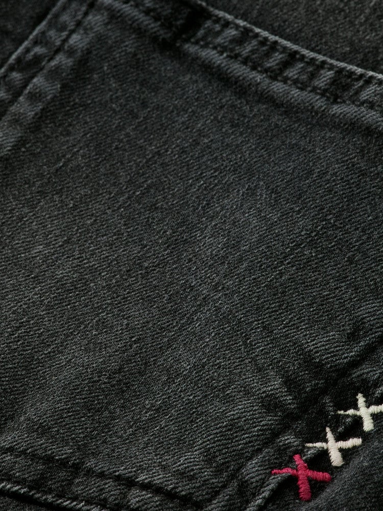 THE WAVE WIDE LEG JEANS - BLACK NIGHT Zwart 1 THE WAVE WIDE LEG JEANS - BLACK NIGHT Zwart 1