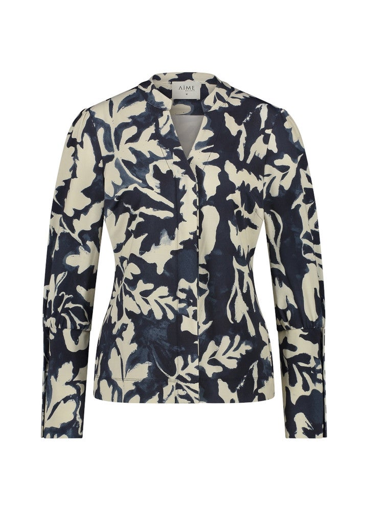 Noelle Blouse Print Grijs Noelle Blouse Print Grijs