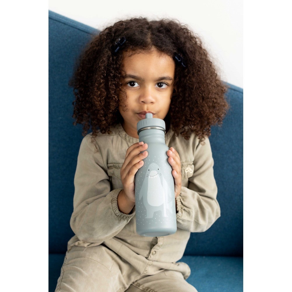 Mr. Shark Drinkfles RVS 500ML Grijs Mr. Shark Drinkfles RVS 500ML Grijs