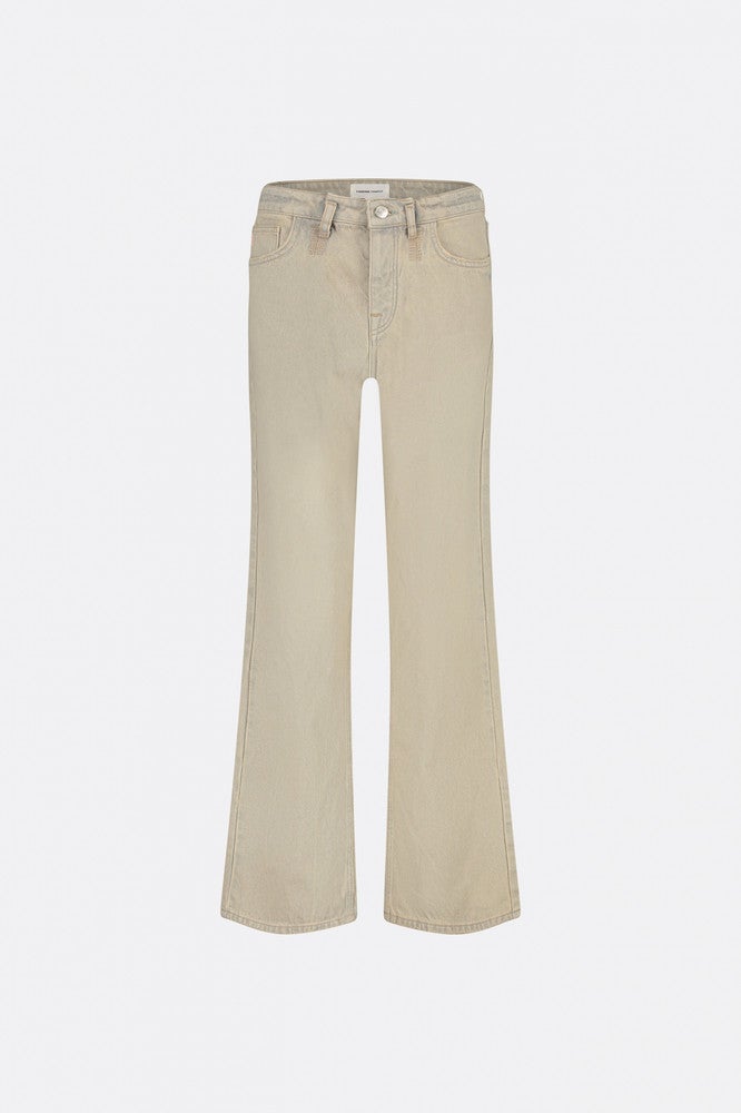 Lucy Wide Leg Jeans Beige Lucy Wide Leg Jeans Beige