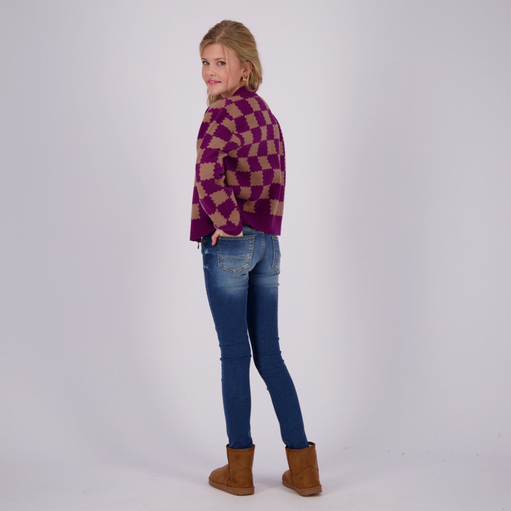 Maniek Cardigan Paars Maniek Cardigan Paars