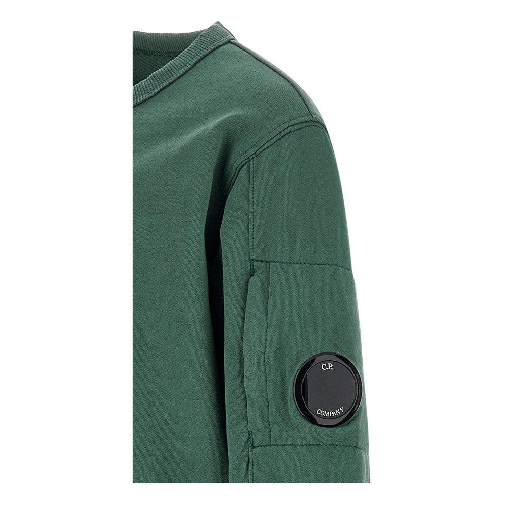 Sweatshirt Pocket Lens Light Fleece Groen Sweatshirt Pocket Lens Light Fleece Groen