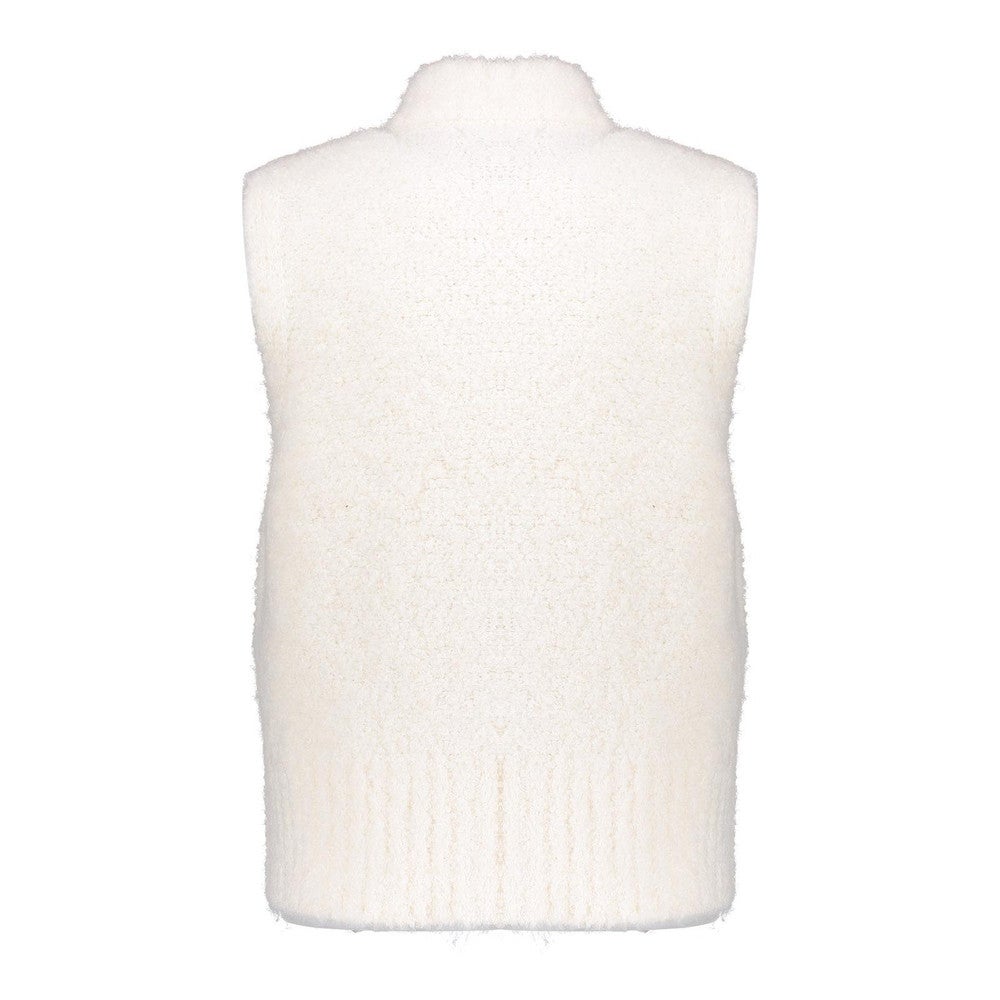 Pullover sleeveless with zipper Off White Pullover sleeveless with zipper Off White