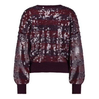 Lilly sequins pullover Paars Lilly sequins pullover Paars