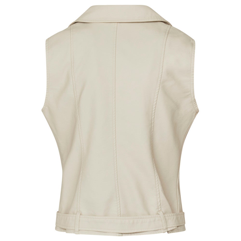 Daza Vest Jacket Beige Daza Vest Jacket Beige