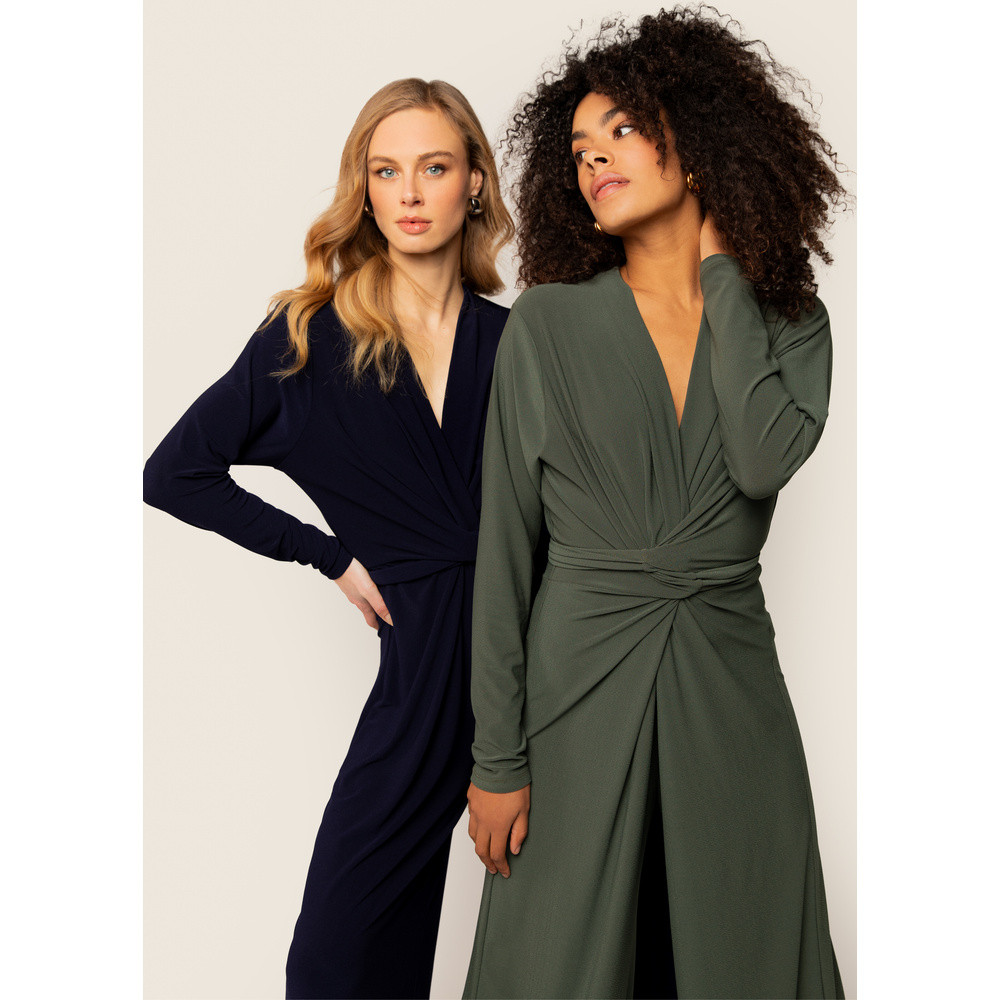 Jumpsuit Vasili Pes Crepe Blauw Jumpsuit Vasili Pes Crepe Blauw