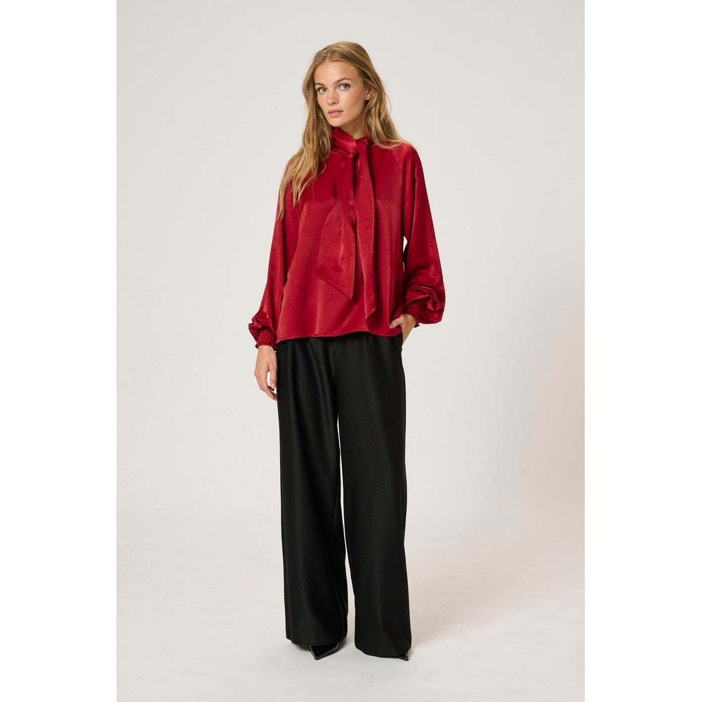 10704992 EstelleMW Scarf Blouse Bordeaux 10704992 EstelleMW Scarf Blouse Bordeaux