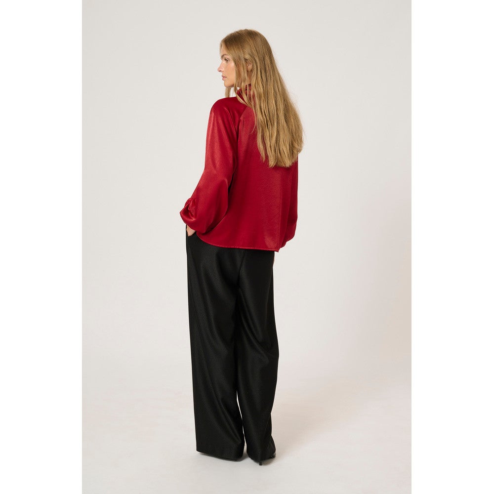 10704992 EstelleMW Scarf Blouse Bordeaux 10704992 EstelleMW Scarf Blouse Bordeaux