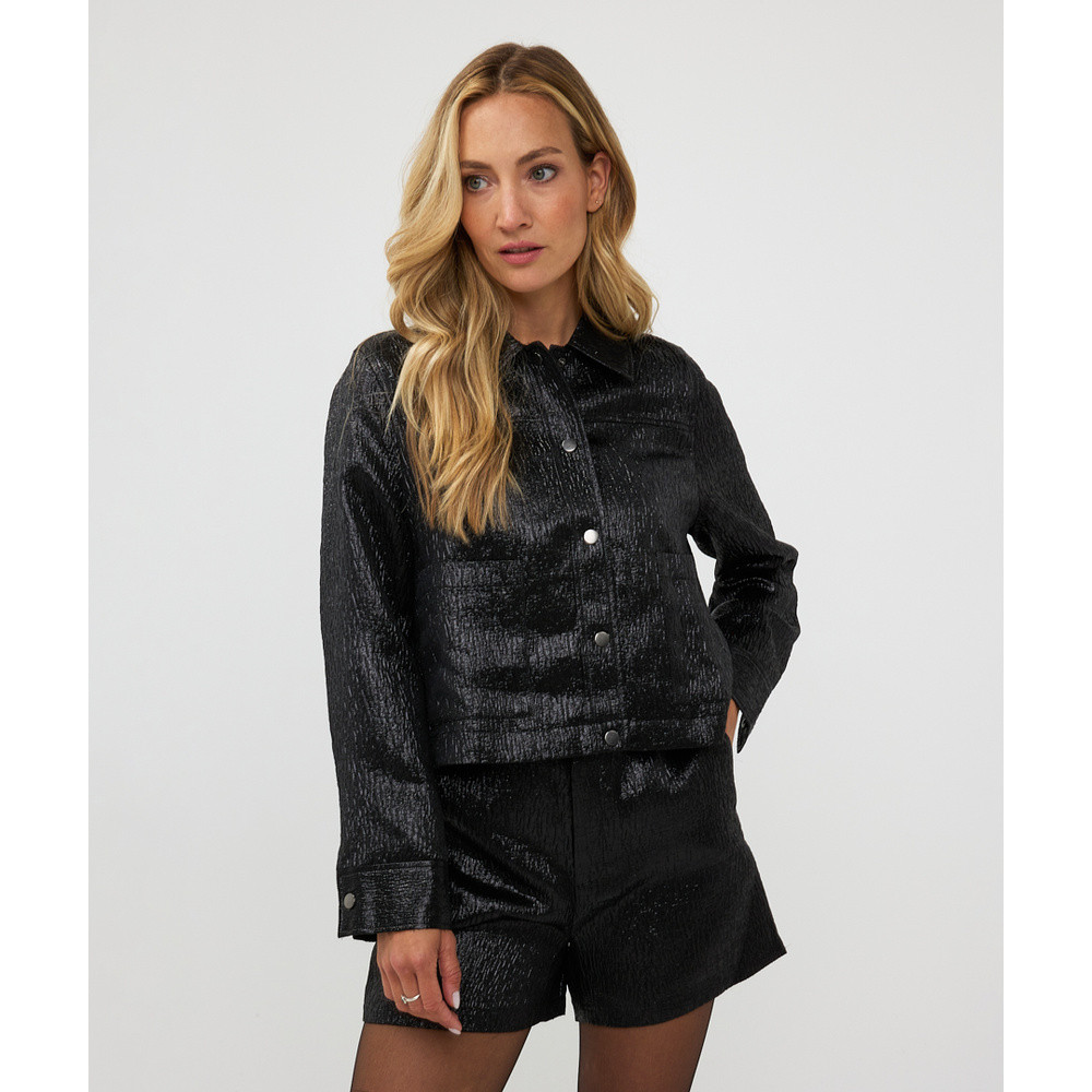 Blazer metallic Zwart 1 Blazer metallic Zwart 1