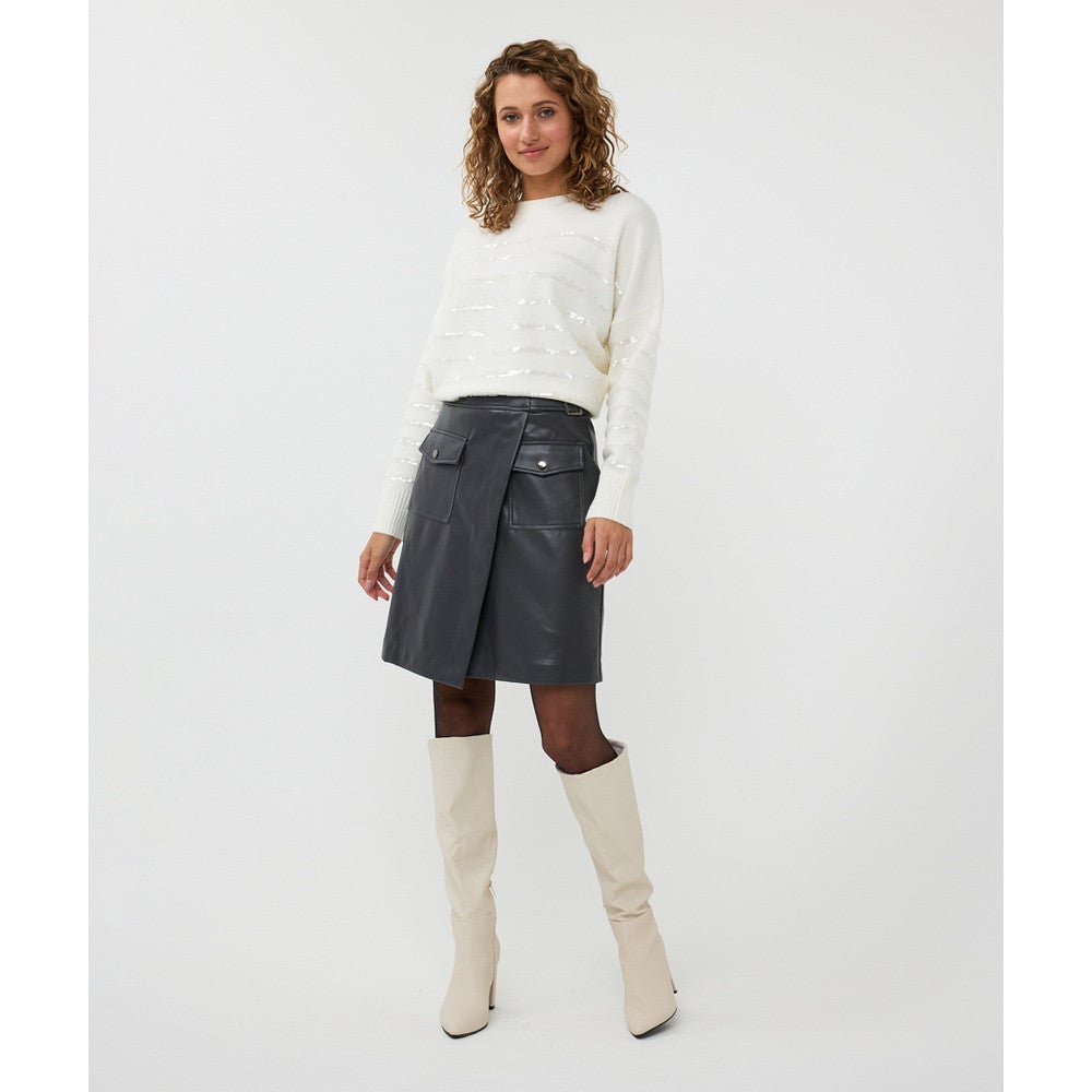 Sweater striped sequins Off White Sweater striped sequins Off White