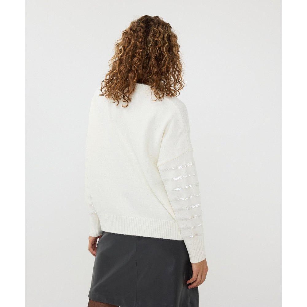 Sweater striped sequins Off White Sweater striped sequins Off White