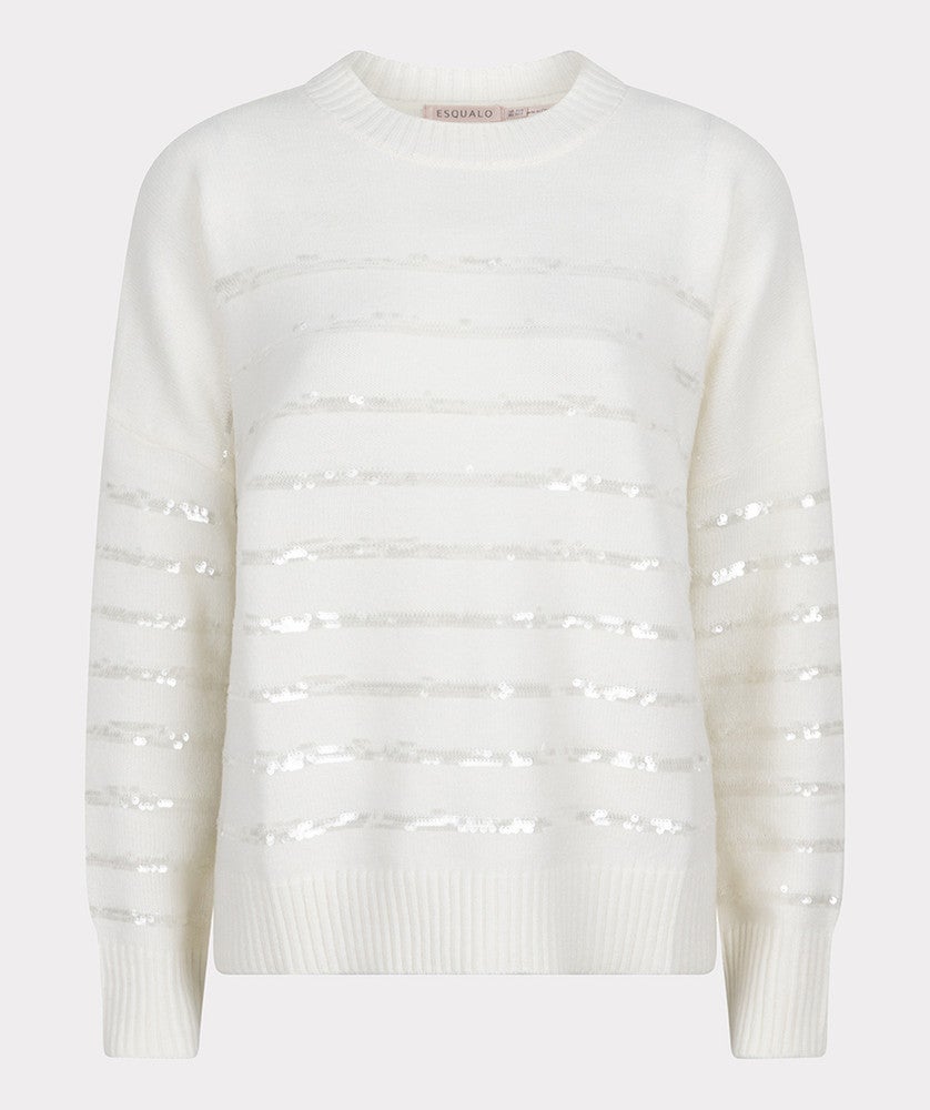 Sweater striped sequins Off White Sweater striped sequins Off White