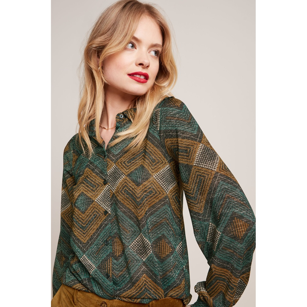 Maisie Blouse Morrison Groen Maisie Blouse Morrison Groen