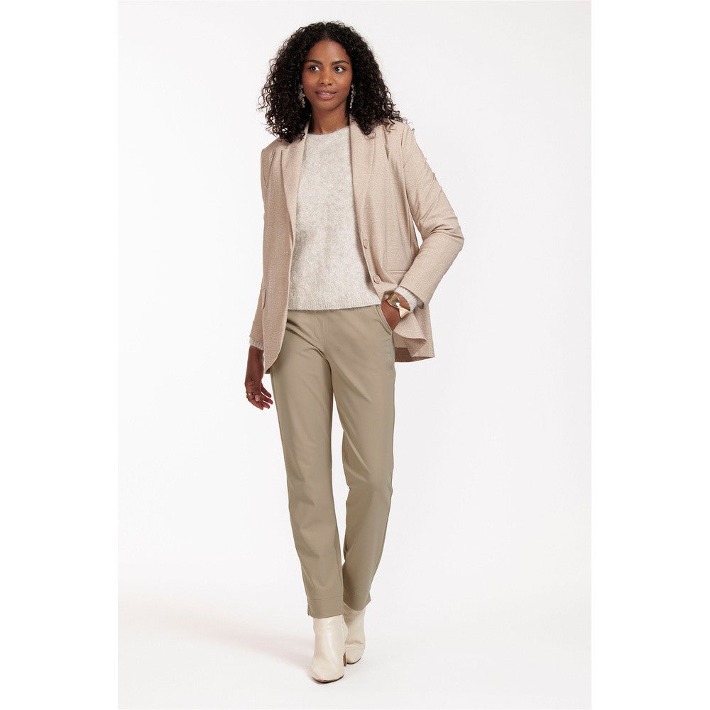 Opal structure blazer Zand Opal structure blazer Zand