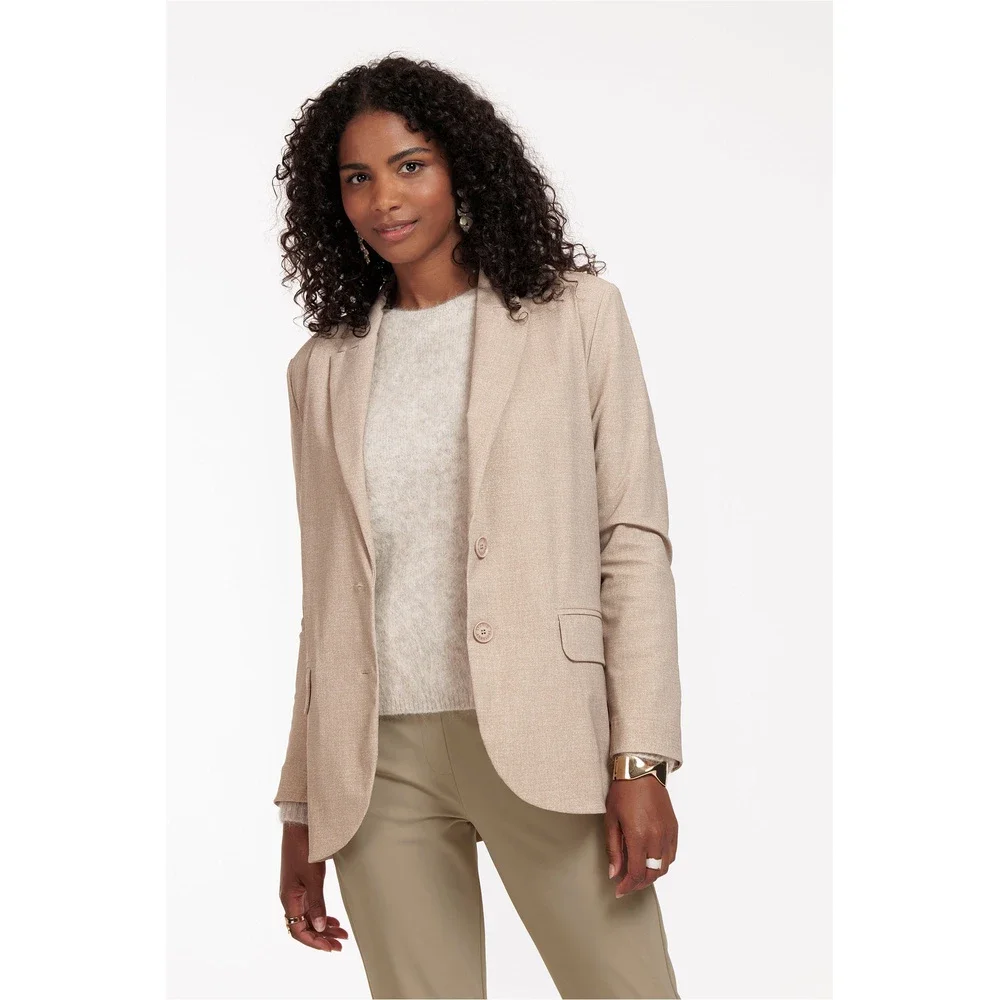 Opal structure blazer Zand Opal structure blazer Zand