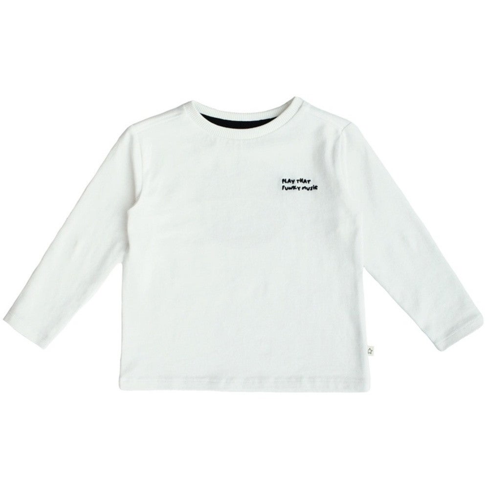 Funky Music Oversized Longsleeve Off White Funky Music Oversized Longsleeve Off White