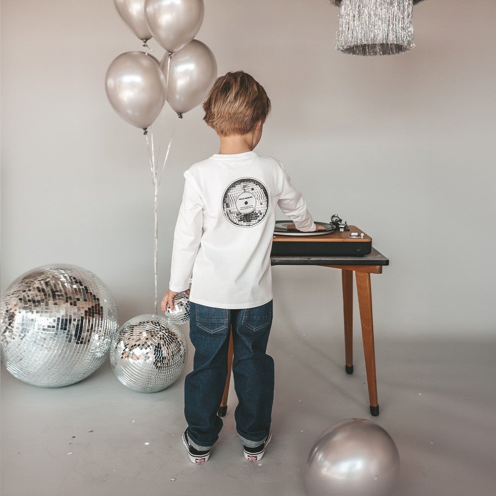 Funky Music Oversized Longsleeve Off White Funky Music Oversized Longsleeve Off White