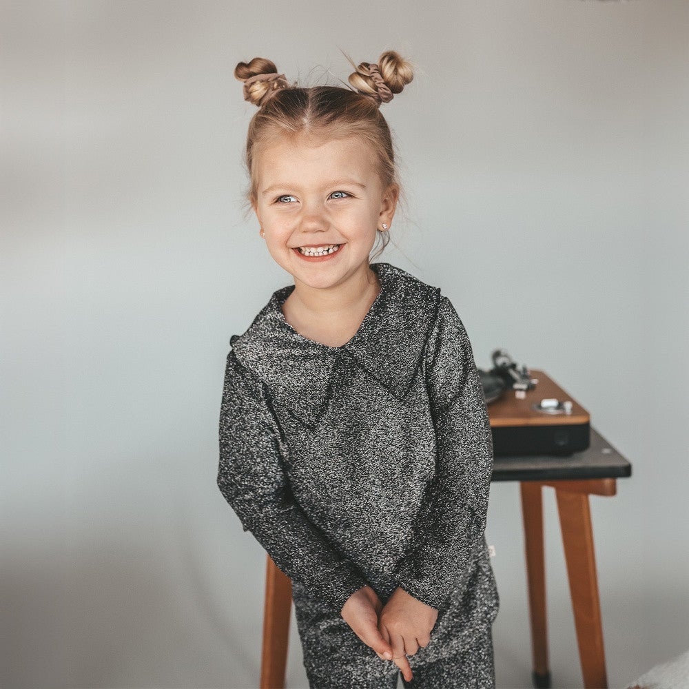 Glitter Collar Longsleeve Zwart 1 Glitter Collar Longsleeve Zwart 1