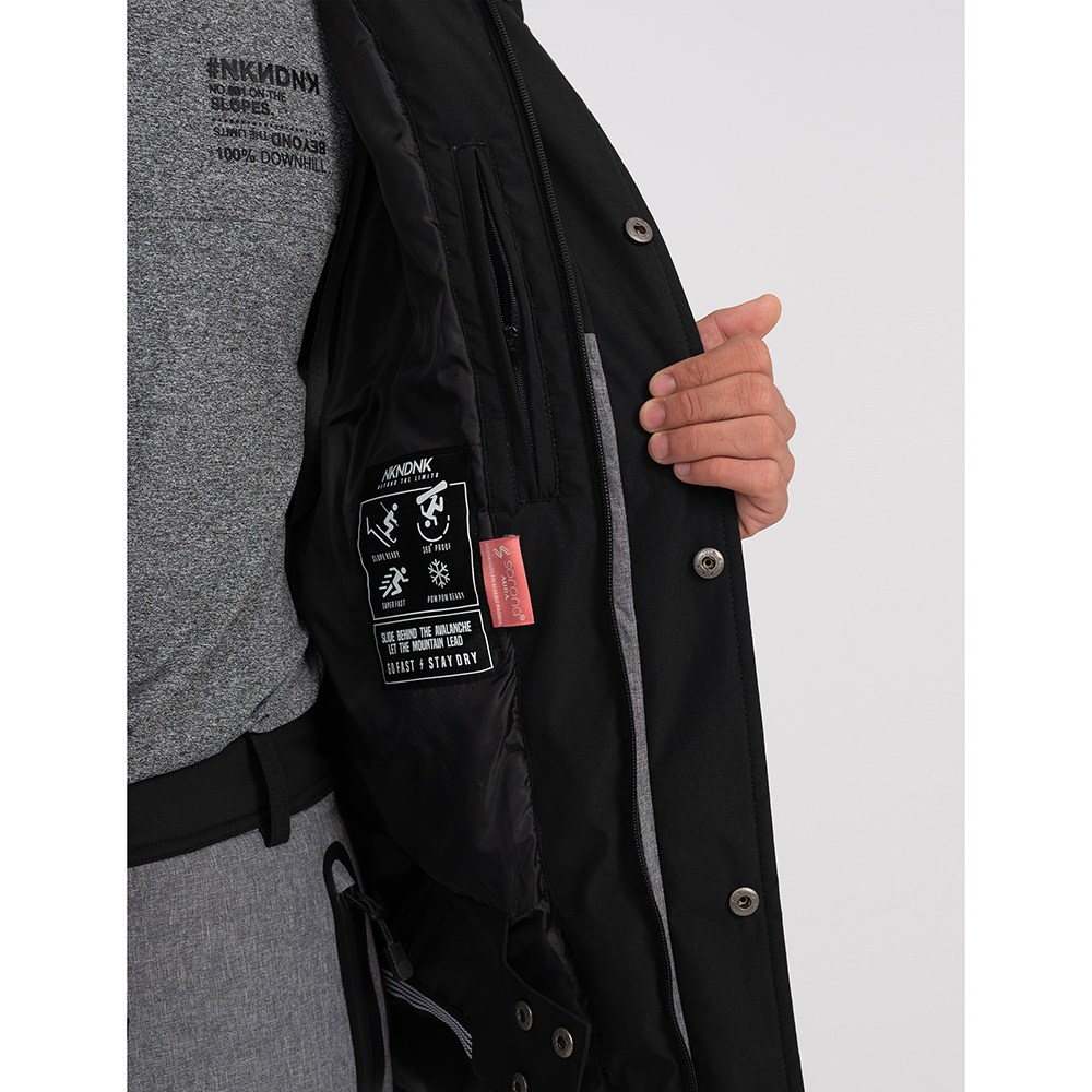 Otis Ski Jacket Zwart 1 Otis Ski Jacket Zwart 1