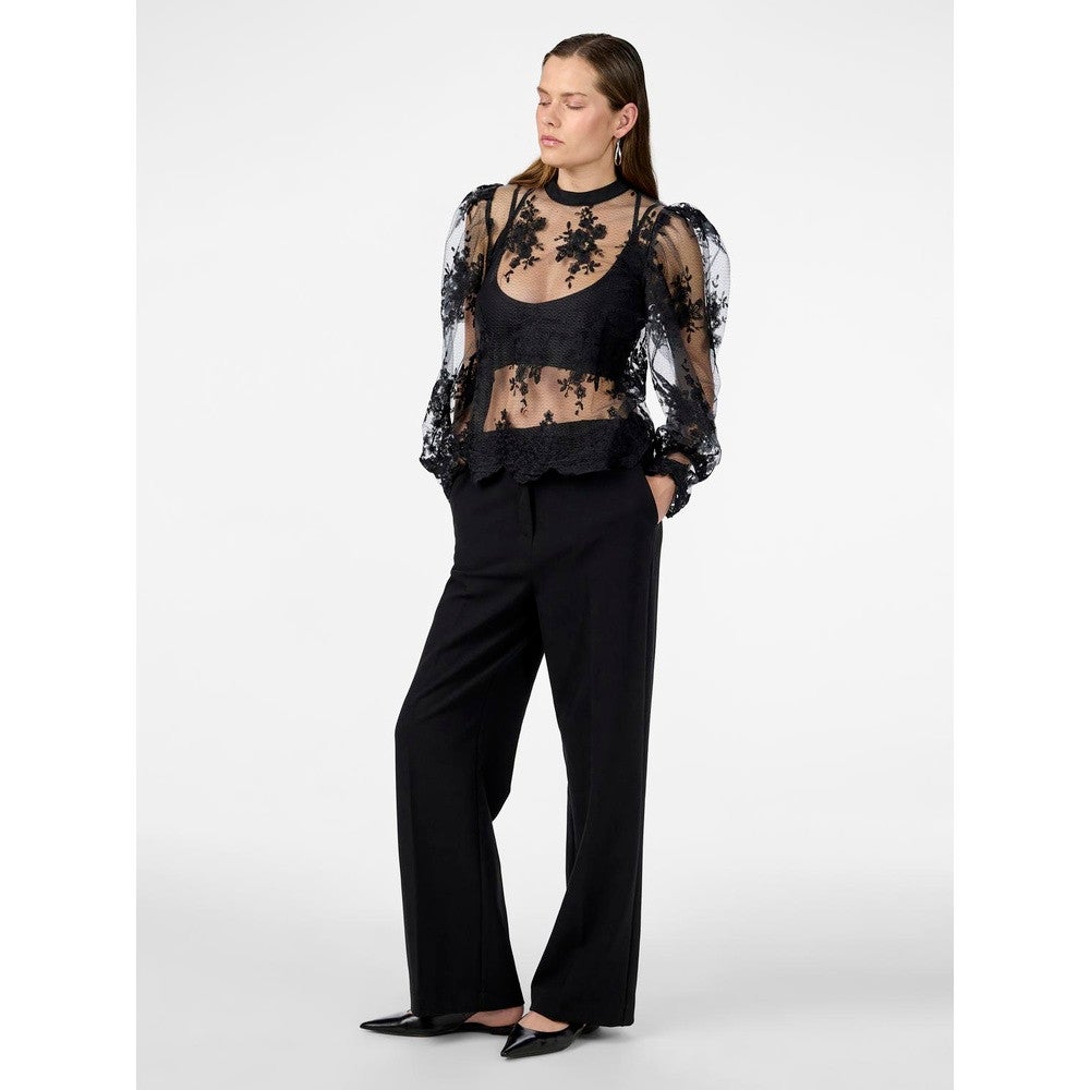 Yaslisa Longsleeve Lace Top Zwart 1 Yaslisa Longsleeve Lace Top Zwart 1