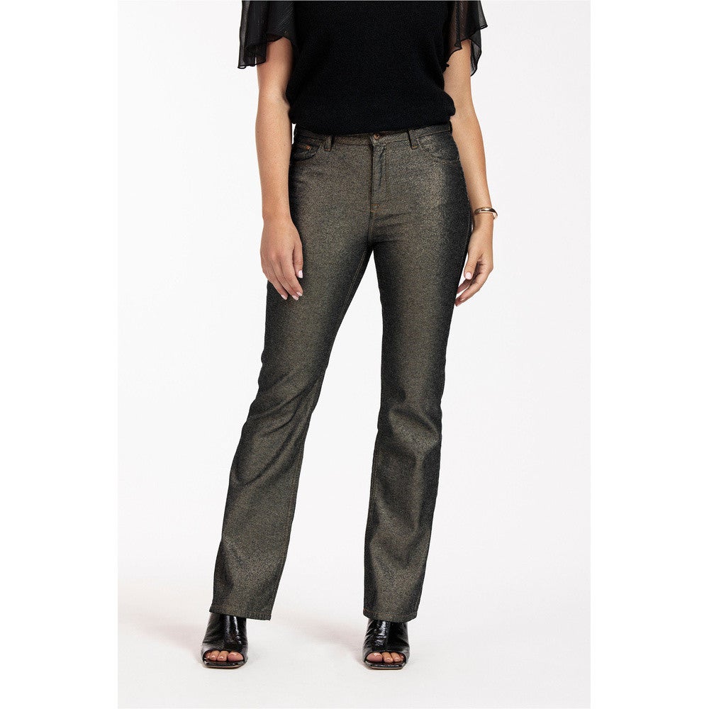 Flair gold denim trousers Goud KL Flair gold denim trousers Goud KL