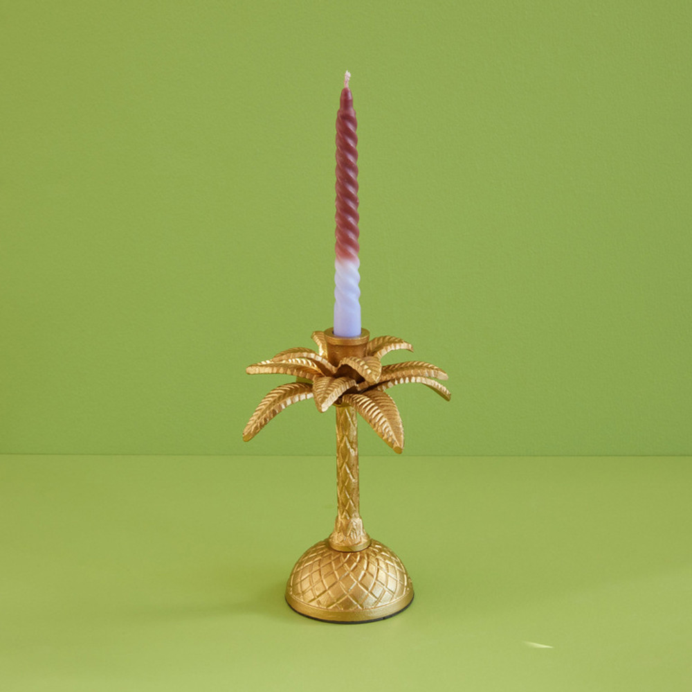 Kandelaar Palmboom Goud Kandelaar Palmboom Goud