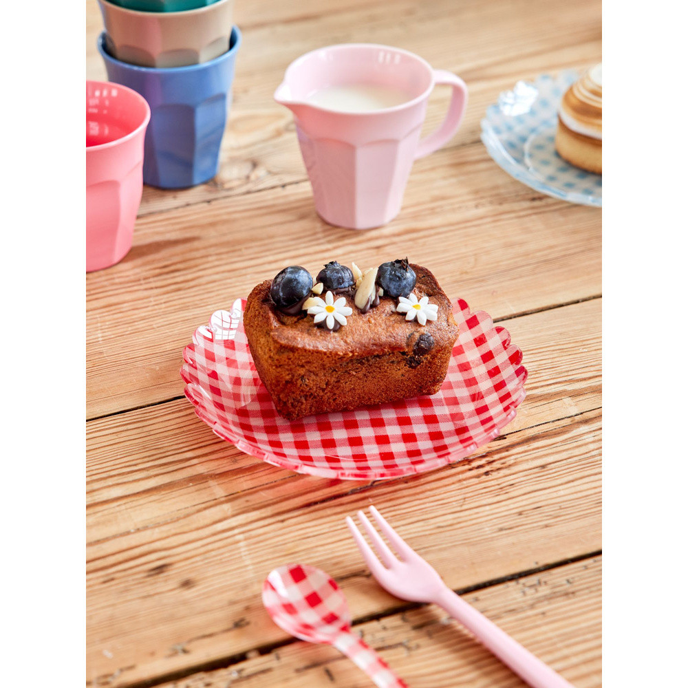 Cake Plate With Red Rood Cake Plate With Red Rood