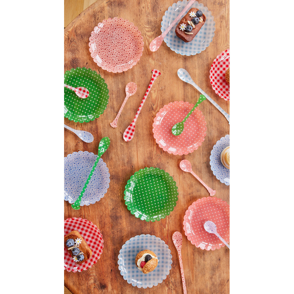 Cake Plate With Coral Roze Cake Plate With Coral Roze