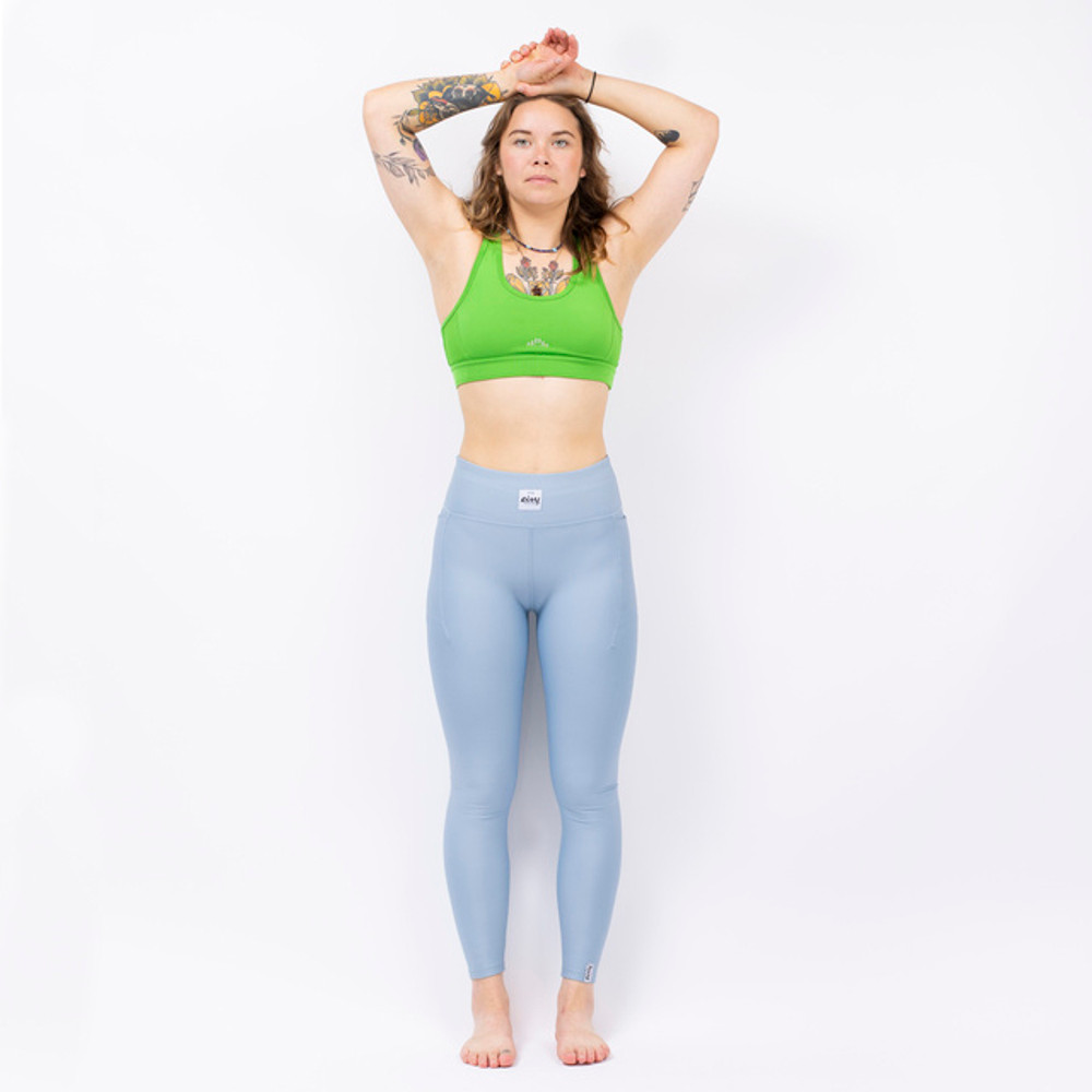 Pocket Rib Tights Licht Blauw Pocket Rib Tights Licht Blauw