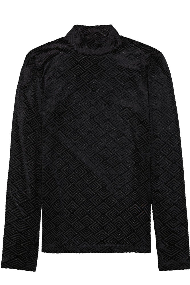 W40012 Ladies T-shirt ls Zwart 1 W40012 Ladies T-shirt ls Zwart 1