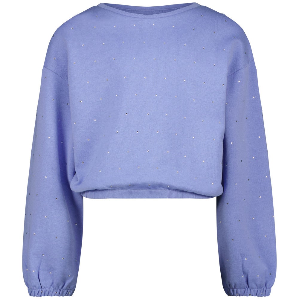 Naela Cropped Sweater Paars Naela Cropped Sweater Paars