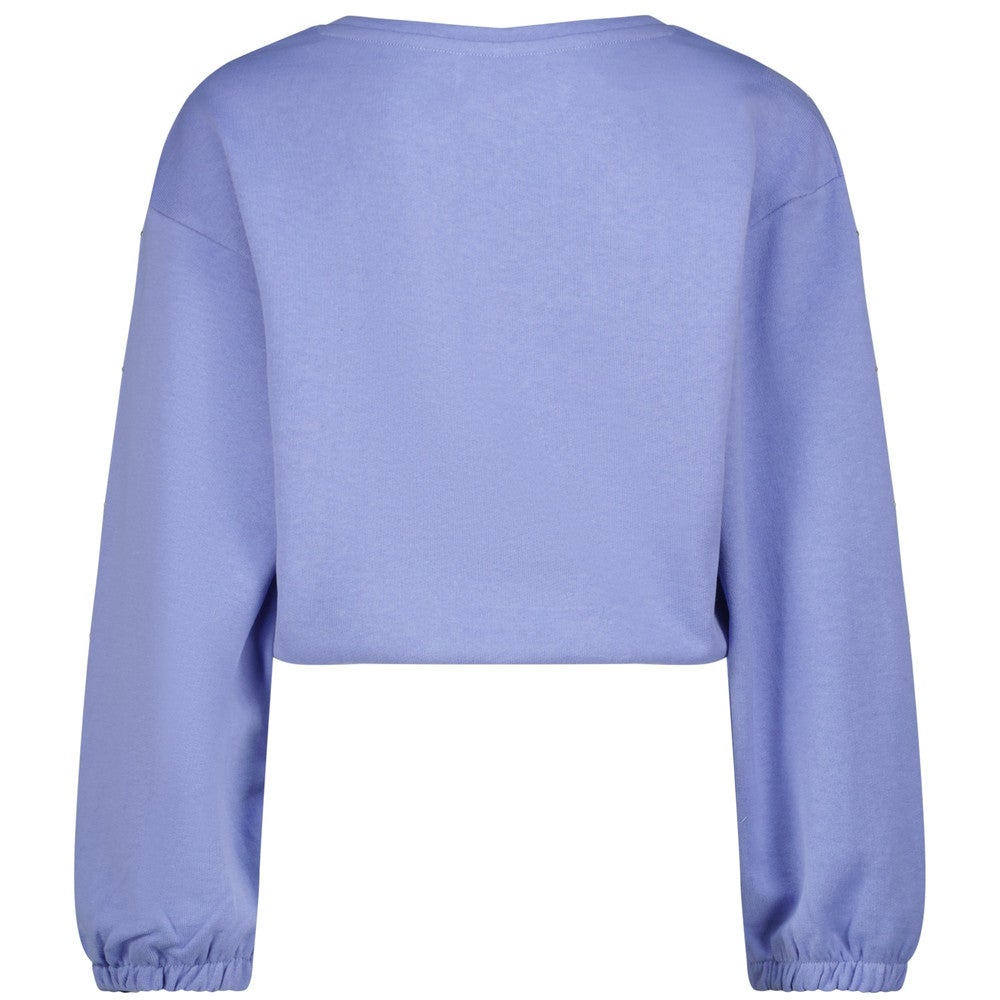 Naela Cropped Sweater Paars Naela Cropped Sweater Paars