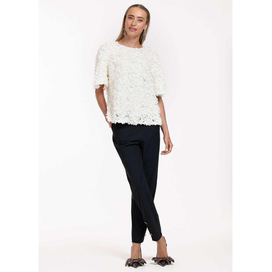 Ivory button trousers Zwart 1 Ivory button trousers Zwart 1