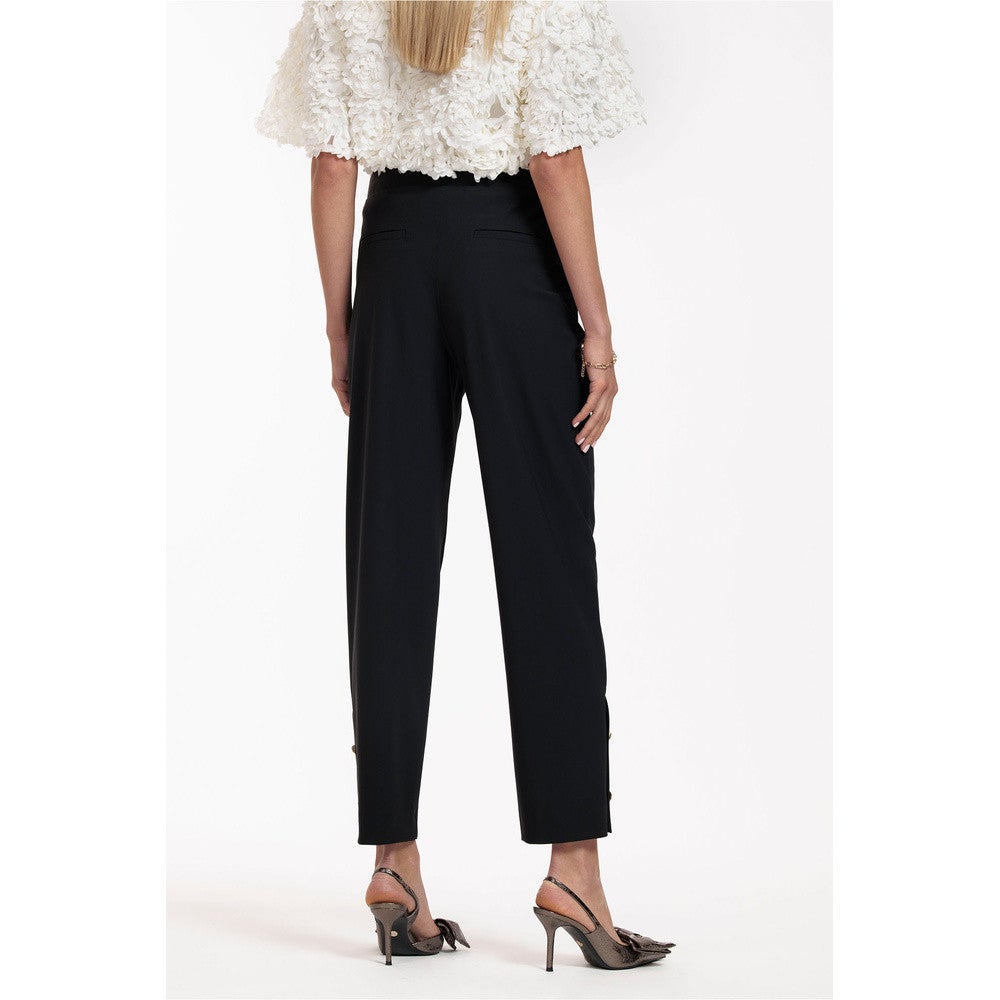 Ivory button trousers Zwart 1 Ivory button trousers Zwart 1