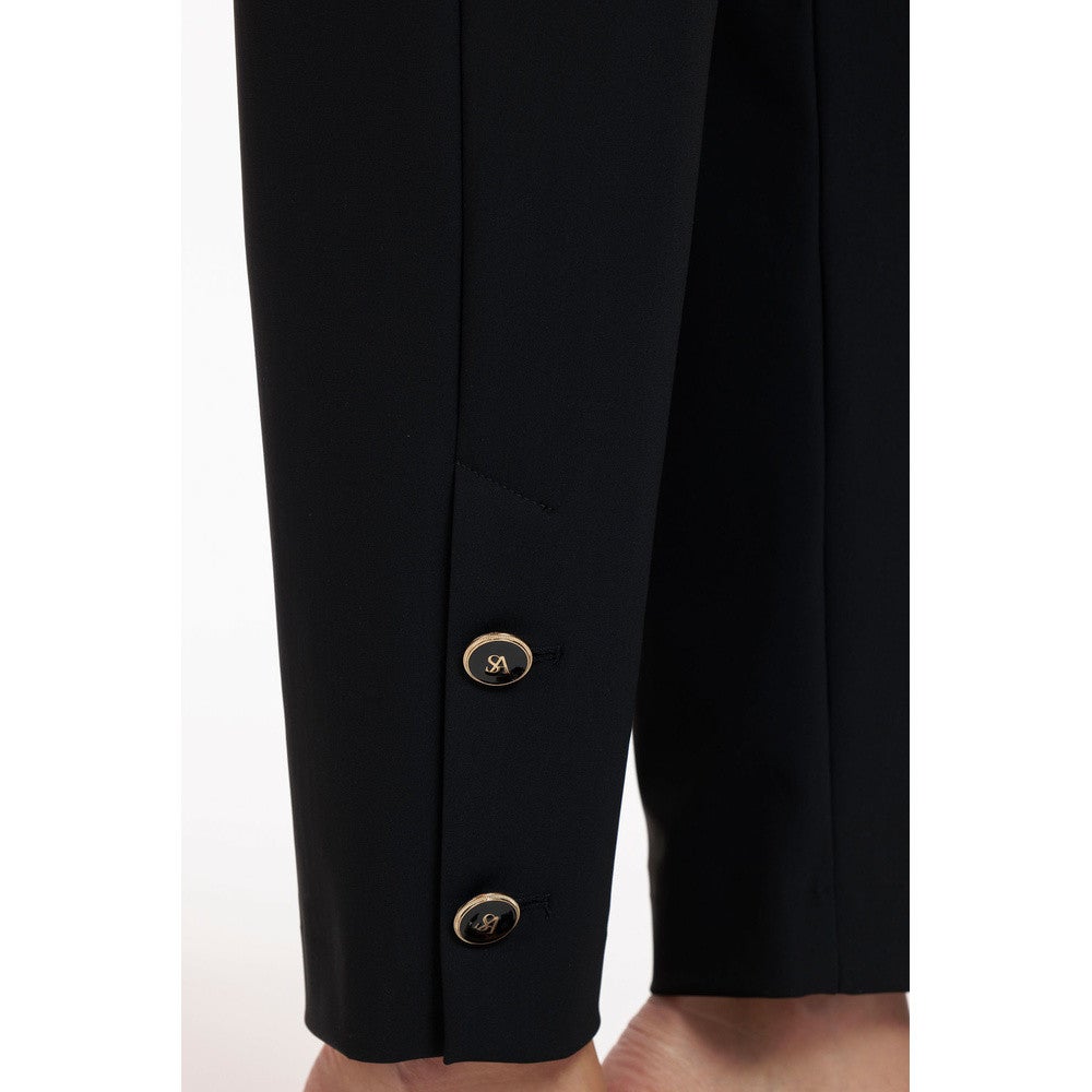 Ivory button trousers Zwart 1 Ivory button trousers Zwart 1