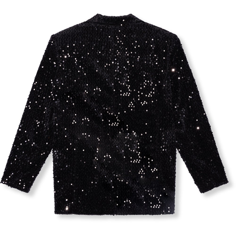 Ladies Knitted Oversized Blazer Bodi Zwart 1 Ladies Knitted Oversized Blazer Bodi Zwart 1