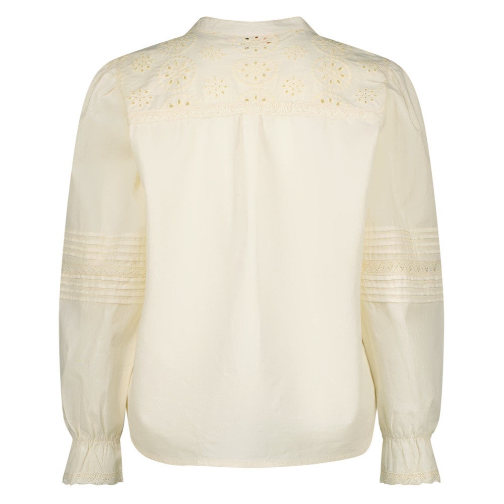 Lilianne Blouse Broderie Off White Lilianne Blouse Broderie Off White