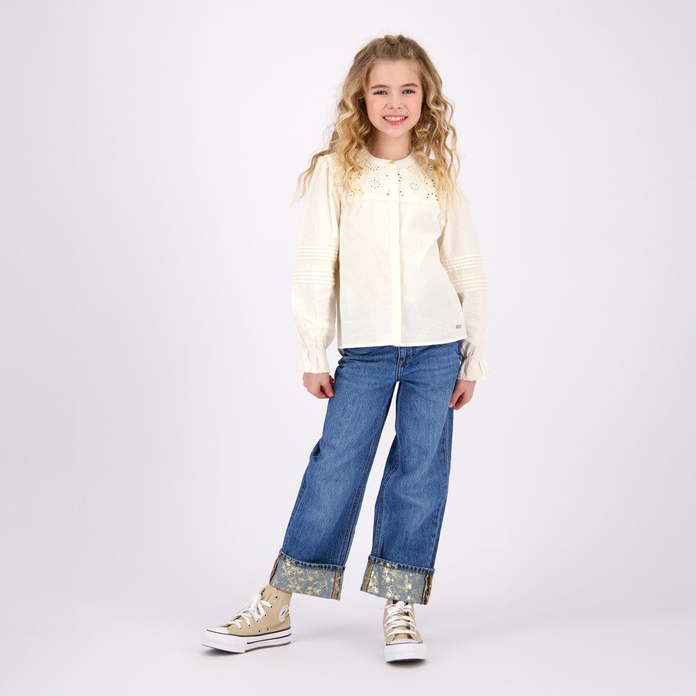 Lilianne Blouse Broderie Off White Lilianne Blouse Broderie Off White