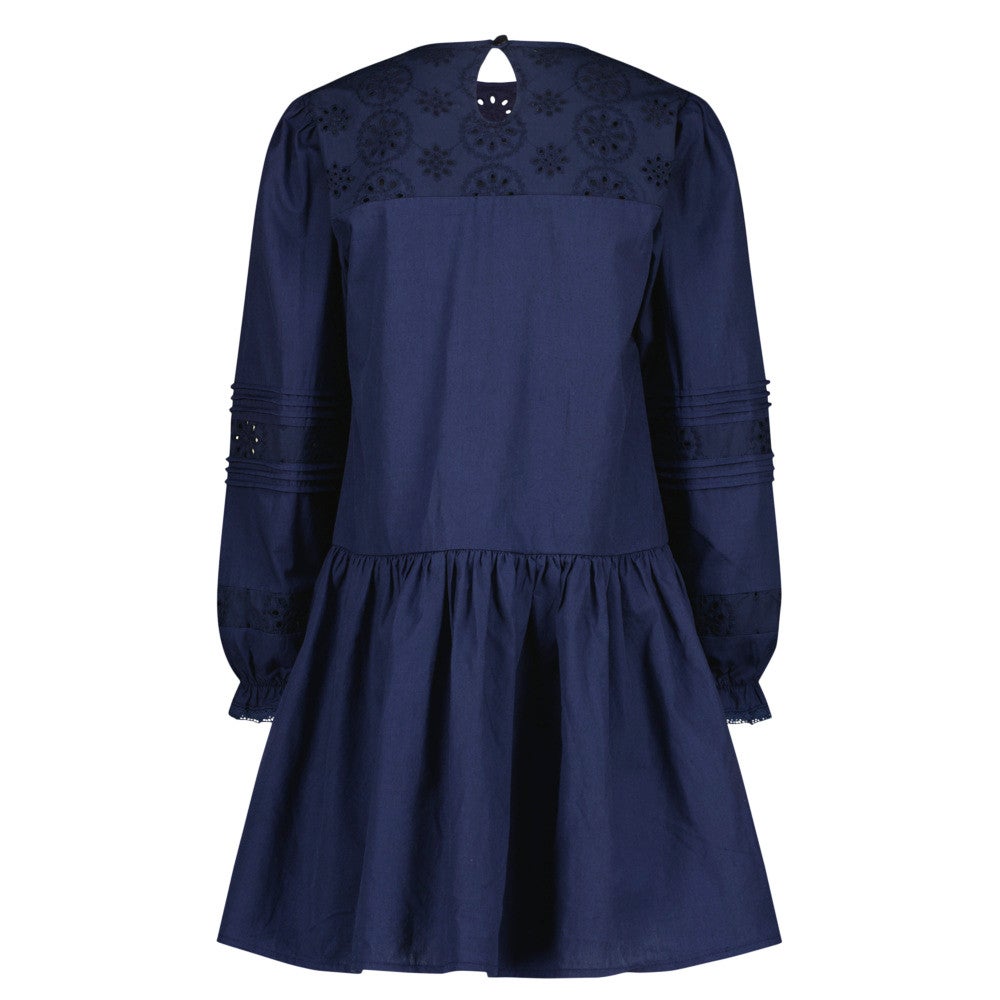 Parola Dress Broderie Donker Blauw Parola Dress Broderie Donker Blauw